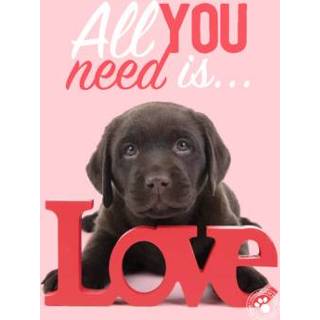 👉 Studio Pets roze | Valentijnskaart All you need...