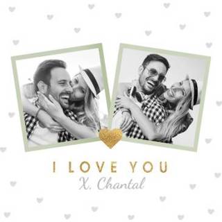 👉 Valentijnskaart met foto wit Luckz | naam en foto's Love