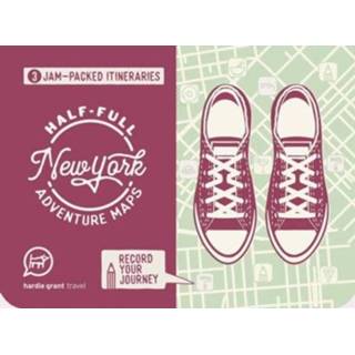 👉 Half Full Adventure Map New York - Sam Trezise 9781741175622