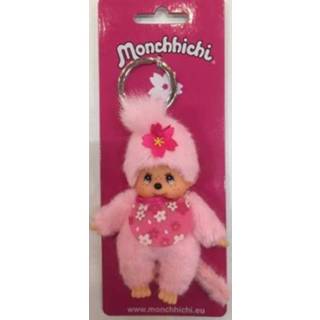 👉 Sleutelhanger roze Monchhichi 10 Cm Cherry Blossom 4905610242467
