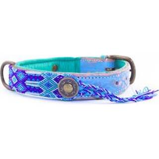 👉 Halsband blauw XXS DWAM Gypsy Blue - (2 cm) 8719425916637