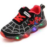 👉 Shoe mannen kinderen jongens meisjes Cartoon Fashion Spider man Kids Shoes with Light Air Mesh Children Luminous Sneakers Boy Girl Led Sport Size 21-30
