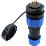 👉 F connector SP20 IP68 waterproof 1 pin 2 3/4/5/6/7/9/10/12/14Pins connectors plug and socket