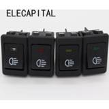 Switch Universal Fog Light Lamp Rocker LED For Car Truck Boat Dash Dashboard 12V 35A