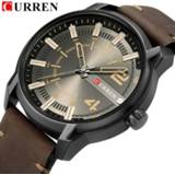 👉 Watch leather CURREN Top Brand Luxury Fashion Unique Quartz Men Watches Strap Business Wrist Montre Homme Reloj Hombre