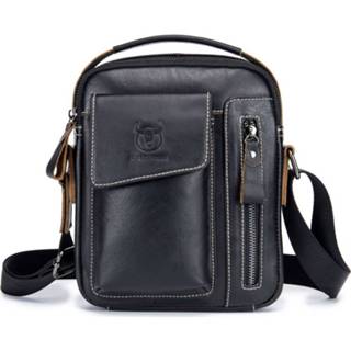 👉 Messenger bag leather DCOS-Bullcaptain Genuine Business Vintage Crossbody For Men