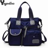 Handtas nylon large vrouwen Multifunction Luggage Handbags for Women Pocket Casual Tote Waterproof Crossbody Shoulder Bags Totes Bolsa Feminina