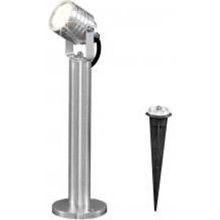 👉 Staande lamp aluminium Monza PowerLED geborsteld 51cm 7918-310