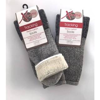 👉 Sokken grijs Xtreme Sockswear 100% Merinowol 45/47 (1paar) 8718051099370