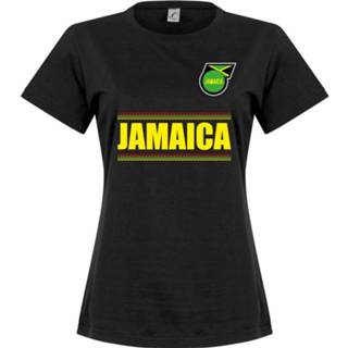👉 Shirt zwart vrouwen Jamaica Team Dames T-Shirt -