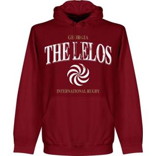 👉 Hoodie rood Georgië Rugby - Donker