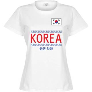 👉 Shirt wit vrouwen Zuid Korea Team Dames T-Shirt -