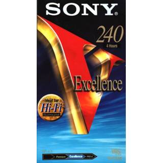 👉 Videoband Sony VHS V 240 HiFi Excellence 4-uur 4901780188482