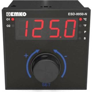 👉 Temperatuurregelaar s Emko ESD-9950-N.2.20.0.1/02.00/0.0.0.0 Pt100, S, R, K, J (l x b h) 110 96 mm 4053199919673
