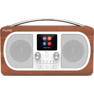 👉 Tafelradio Pure Evoke H6 DAB+ AUX, Bluetooth, FM Herlaadbaar Walnoot 759454510718