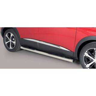 👉 Sidebar zilver Sidebars Peugeot 3008 - 2016/Nu Rond