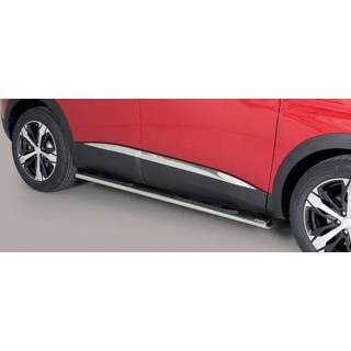 👉 Sidebar zilver Sidebars Peugeot 3008 - 2016/Nu Ovaal