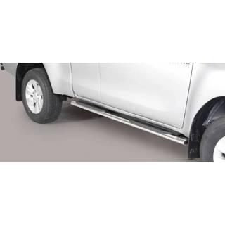 👉 Sidebar zilver Sidebars Toyota Hilux E.C. 2016 - Ovaal