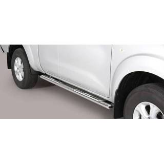 👉 Sidebar zilver Sidebars Nissan Navara NP 300 King Cab 2016 - Design