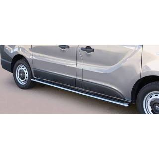 👉 Sidebar RVS zilver Sidebars Renault Trafic L1 2014 - Ovaal