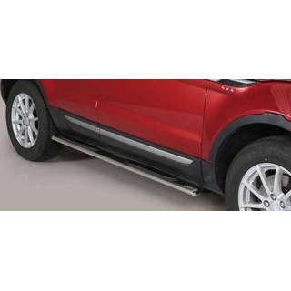 👉 Sidebar zilver Sidebars Range Rover Evoque - Ovaal