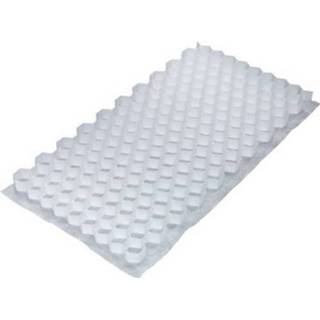 👉 Grindmat wit kunststof Gravel Fix Smart - 40x80 cm 0,3 m2