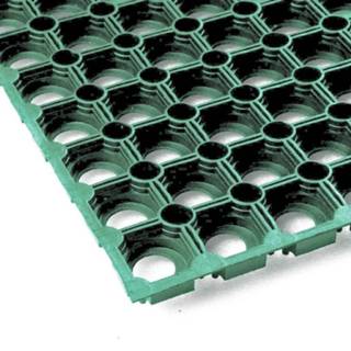 👉 Ringmat groen rubber 100 x 150 cm -