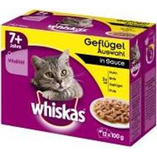 👉 Katten voer 12 x 100 g 7+ Whiskas Senior Maaltijdzakjes - Vis en vlees in saus kattenvoer 4008429074264 4008429074240 5000166070263 4008429074226 5900951270369