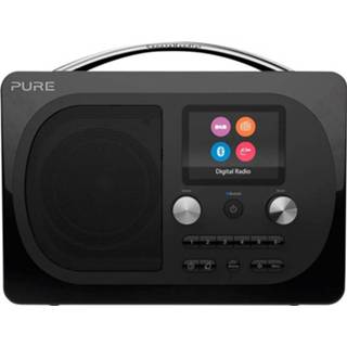 👉 Tafelradio zwart Pure Evoke H4 Prestige DAB+ AUX, Bluetooth, FM Herlaadbaar 759454510749