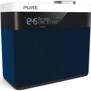 👉 Pure POP Maxi S DAB+ Tafelradio AUX, Bluetooth, FM Herlaadbaar Navy-blauw