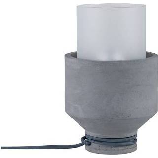 👉 Tafellamp grijs satijn LED E27 20 W Paulmann Neordic Helin 79619 Beton-grijs, 4000870796191