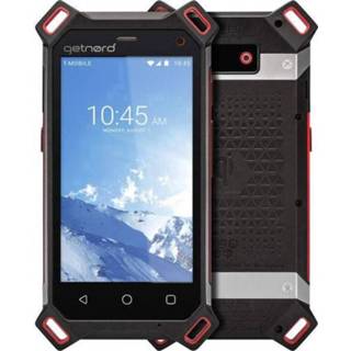 👉 Smartphone zwart rood Getnord Lynx LTE outdoor Dual-SIM 16 GB 11.9 cm (4.7 inch) 8 Mpix Android 8.1 Oreo Zwart/rood 722512456525