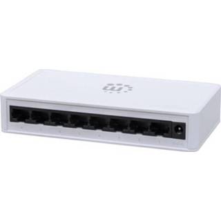 👉 Netwerk-switch mannen Manhattan 560702 Netwerk switch RJ45 8 poorten 1 Gbit/s 766623560702