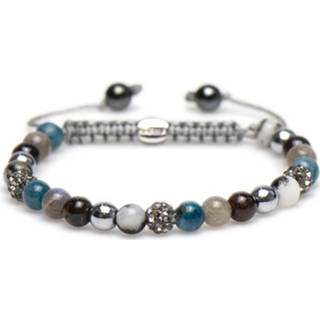 👉 Armband grijs rose vrouwen XS active Karma 83263 Spiral Lauren gray crystal 17,5-19 cm