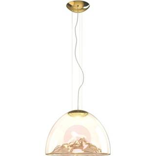 👉 Hang lamp warmwit a+ Dima Loginoff helder metaal Axolight Mountain View LED hanglamp amber-goud
