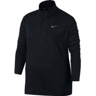 👉 Hardloopshirt lange mouw l vrouwen zwart Nike Element Top Dames mouwen 2700000073124