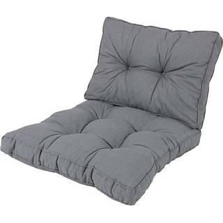 👉 Grijs Loungekussen zit en ruggedeelte 60x60 Basic Grey