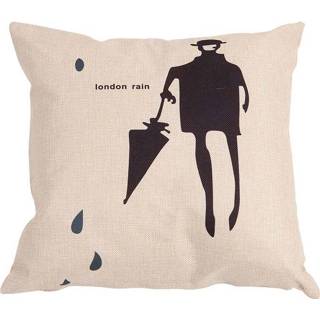 👉 Sier kussen klein Sierkussen 45x45 Gentleman umbrella