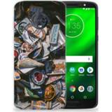 👉 Motorola Moto G6 Plus Uniek TPU Hoesje Badges 8720091056565