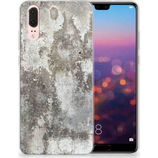 👉 Huawei P20 TPU Hoesje Design Beton 8720091062399