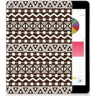 👉 Tablethoes bruin Apple iPad 9.7 2018 | 2017 Uniek Tablethoesje Aztec Brown 8720091078925