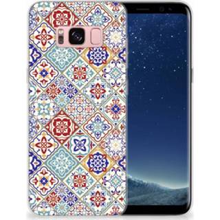 👉 Samsung Galaxy S8 Uniek TPU Hoesje Tiles Color 8720091084407