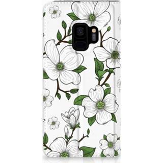 👉 Standcase Samsung Galaxy S9 Hoesje Design Dogwood Flowers 8720091115408