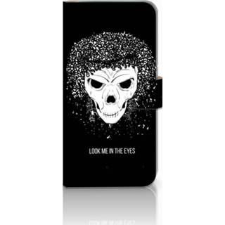 👉 HTC Desire 10 Pro Uniek Boekhoesje Skull Hair 8720091120709