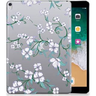👉 Tablethoes wit Apple iPad Pro 10.5 Uniek Tablethoesje Blossom White 8720091160330