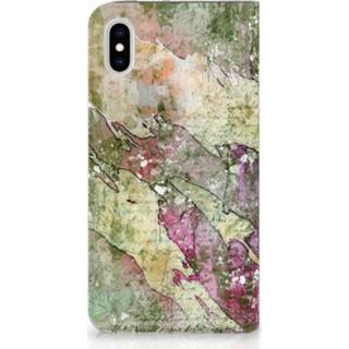 👉 Standcase XS Apple iPhone Max Uniek Hoesje Letter Painting 8720091200371