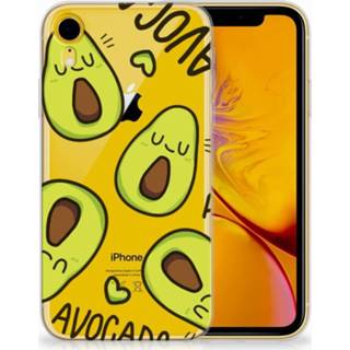 👉 Apple iPhone Xr Uniek TPU Hoesje Avocado Singing 8720091236059