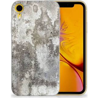 👉 Apple iPhone Xr TPU Hoesje Design Beton 8720091247451