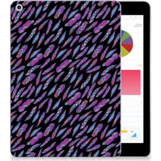 👉 Tablethoes Apple iPad 9.7 2018 | 2017 Tablethoesje Design Feathers Color 8720091284234