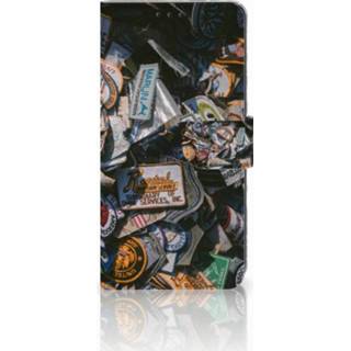 👉 Sony Xperia XZ3 Uniek Boekhoesje Badges 8720091302181